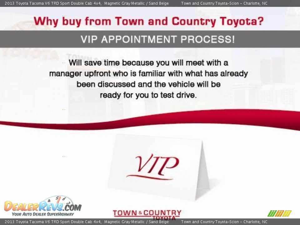 Dealer Info of 2013 Toyota Tacoma V6 TRD Sport Double Cab 4x4 Photo #15