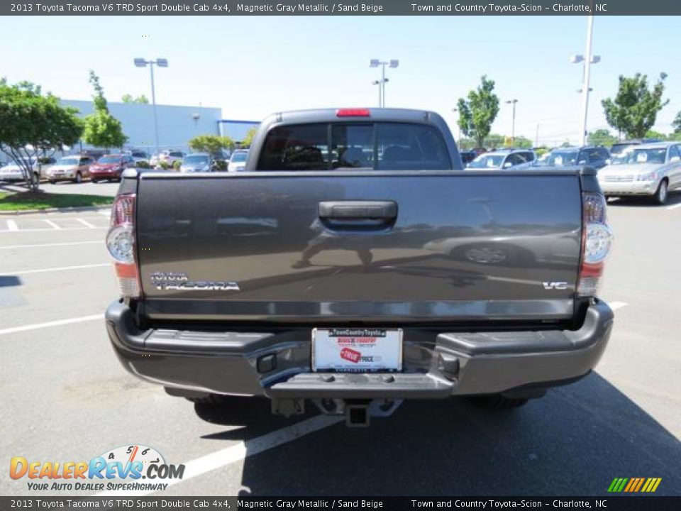 2013 Toyota Tacoma V6 TRD Sport Double Cab 4x4 Magnetic Gray Metallic / Sand Beige Photo #18
