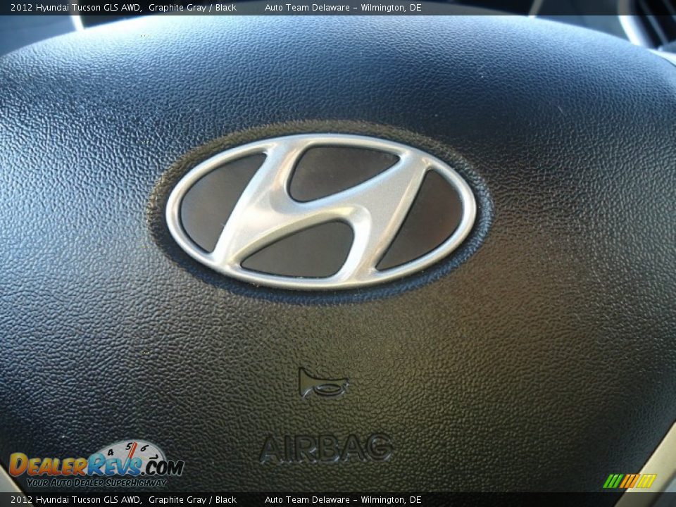 2012 Hyundai Tucson GLS AWD Graphite Gray / Black Photo #34