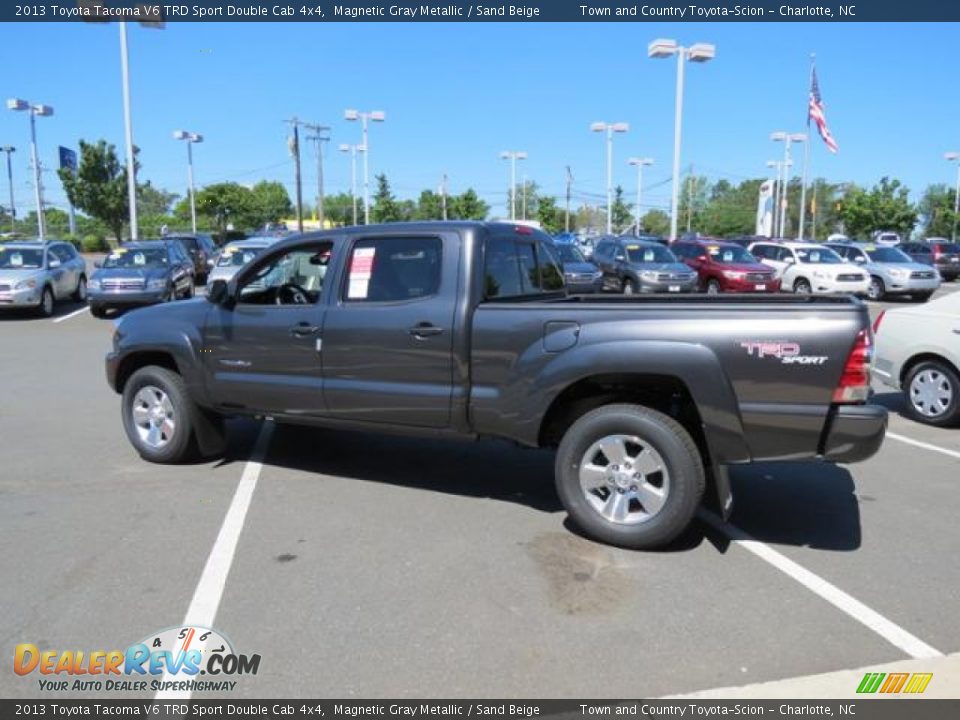 2013 Toyota Tacoma V6 TRD Sport Double Cab 4x4 Magnetic Gray Metallic / Sand Beige Photo #19