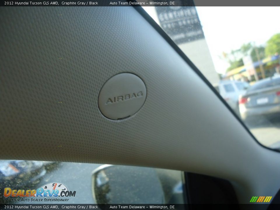 2012 Hyundai Tucson GLS AWD Graphite Gray / Black Photo #35