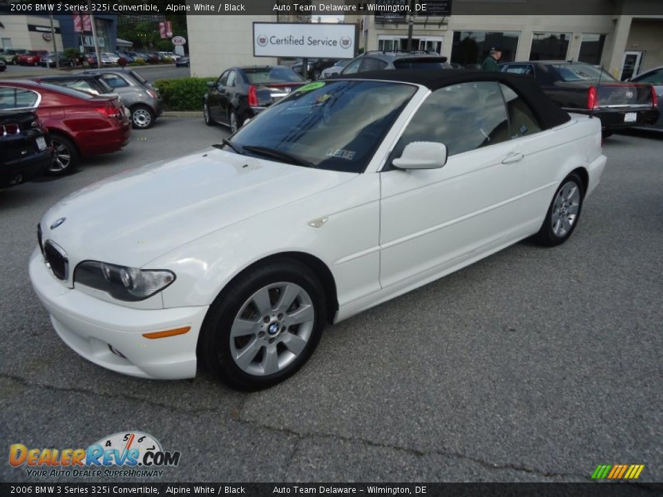 2006 BMW 3 Series 325i Convertible Alpine White / Black Photo #4