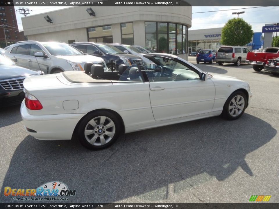2006 BMW 3 Series 325i Convertible Alpine White / Black Photo #5