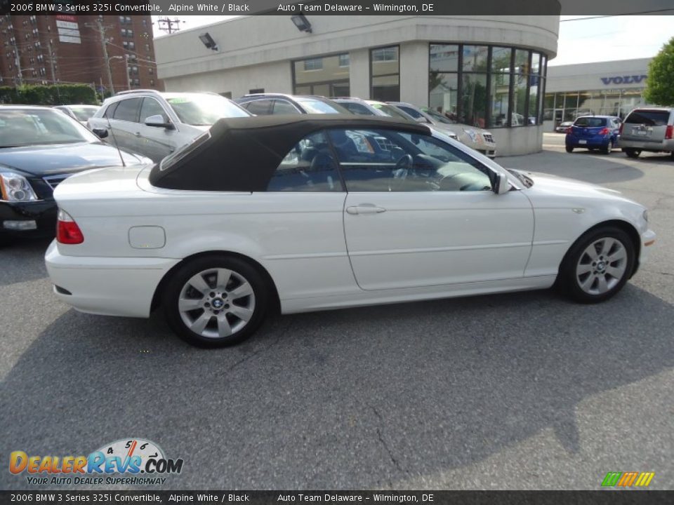 2006 BMW 3 Series 325i Convertible Alpine White / Black Photo #8