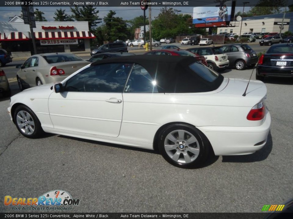 2006 BMW 3 Series 325i Convertible Alpine White / Black Photo #11