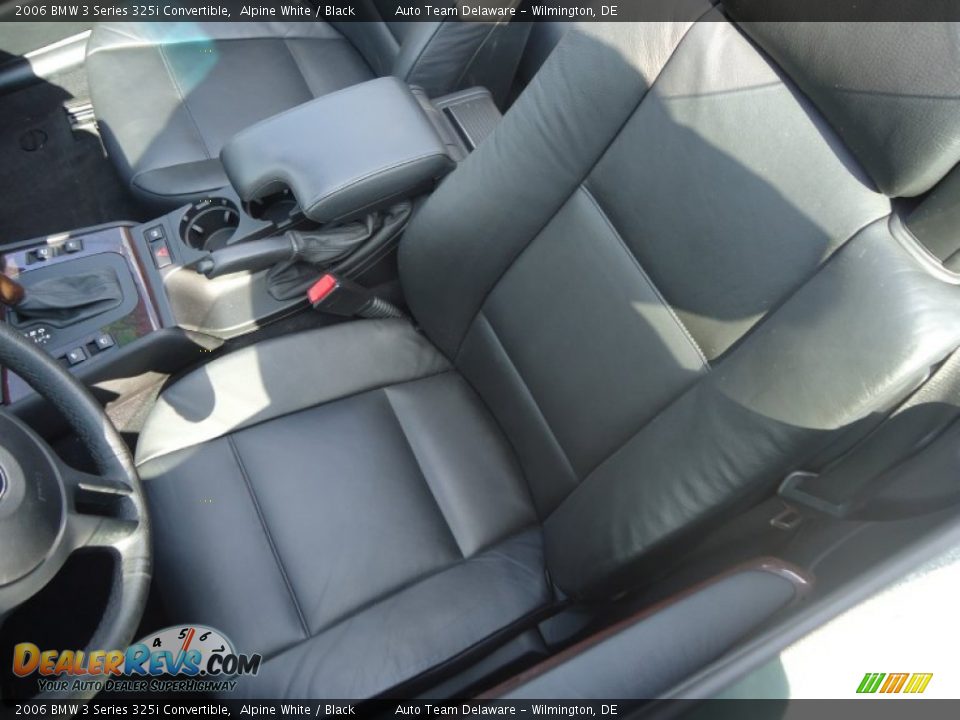 2006 BMW 3 Series 325i Convertible Alpine White / Black Photo #15