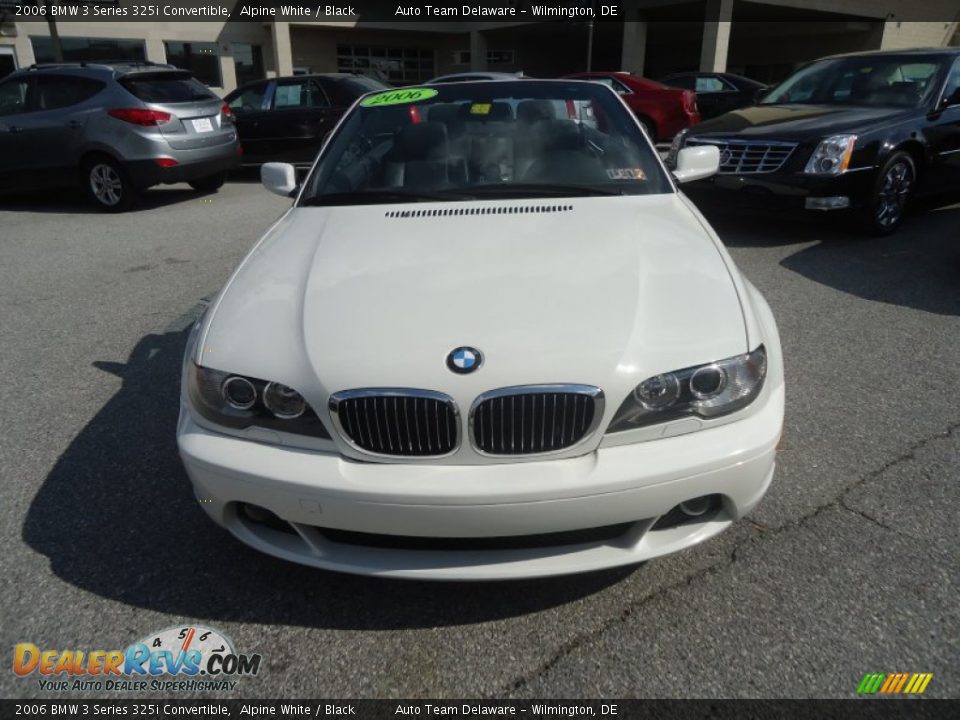 2006 BMW 3 Series 325i Convertible Alpine White / Black Photo #16