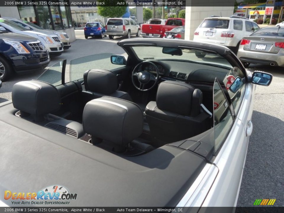 2006 BMW 3 Series 325i Convertible Alpine White / Black Photo #17