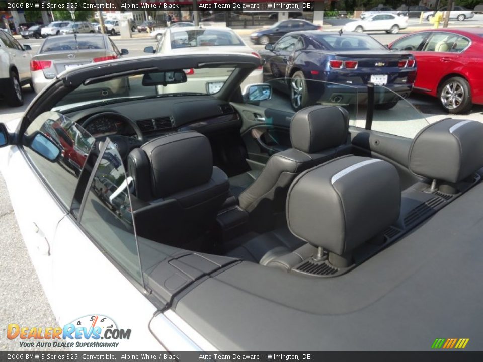 2006 BMW 3 Series 325i Convertible Alpine White / Black Photo #18