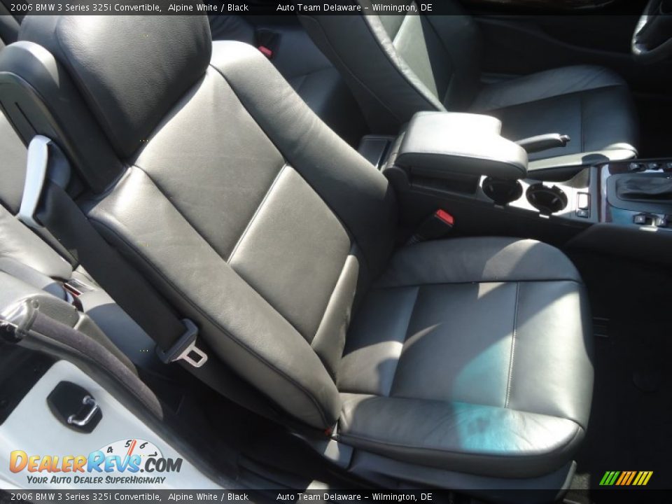 2006 BMW 3 Series 325i Convertible Alpine White / Black Photo #21