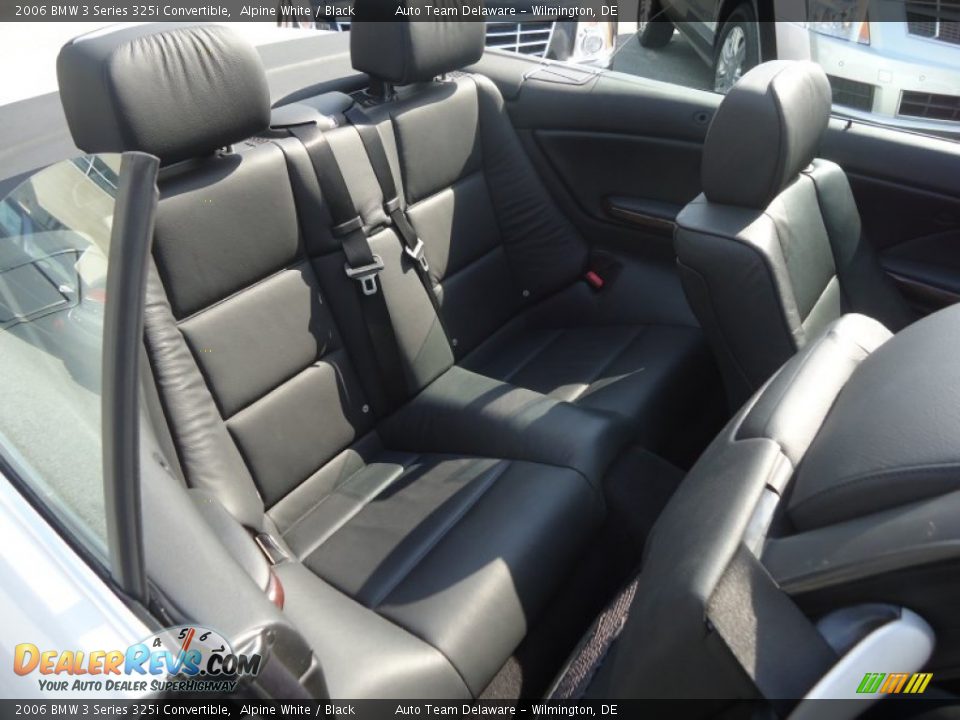 2006 BMW 3 Series 325i Convertible Alpine White / Black Photo #22