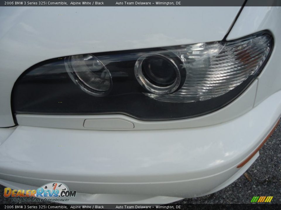2006 BMW 3 Series 325i Convertible Alpine White / Black Photo #31