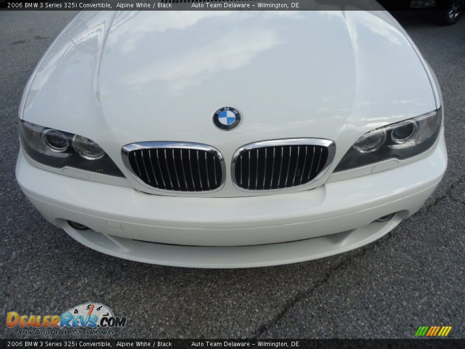 2006 BMW 3 Series 325i Convertible Alpine White / Black Photo #32