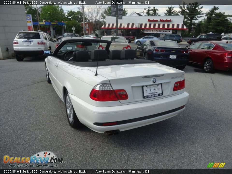2006 BMW 3 Series 325i Convertible Alpine White / Black Photo #33
