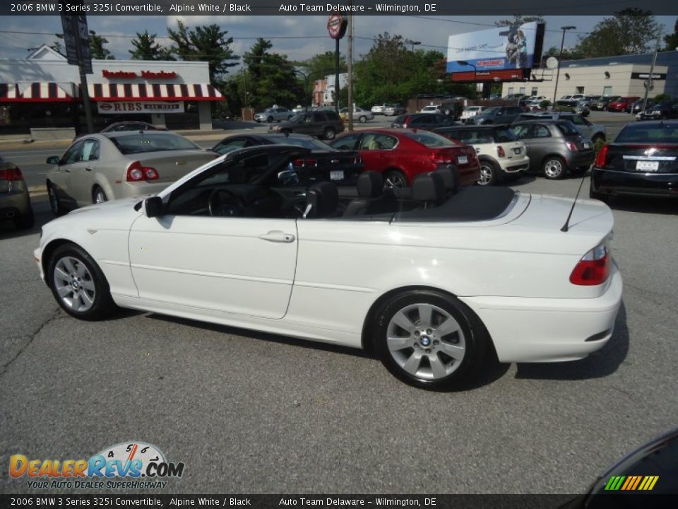 2006 BMW 3 Series 325i Convertible Alpine White / Black Photo #34