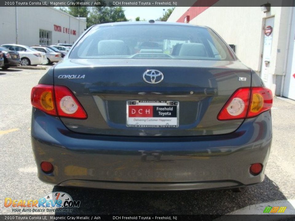 2010 Toyota Corolla LE Magnetic Gray Metallic / Ash Photo #5