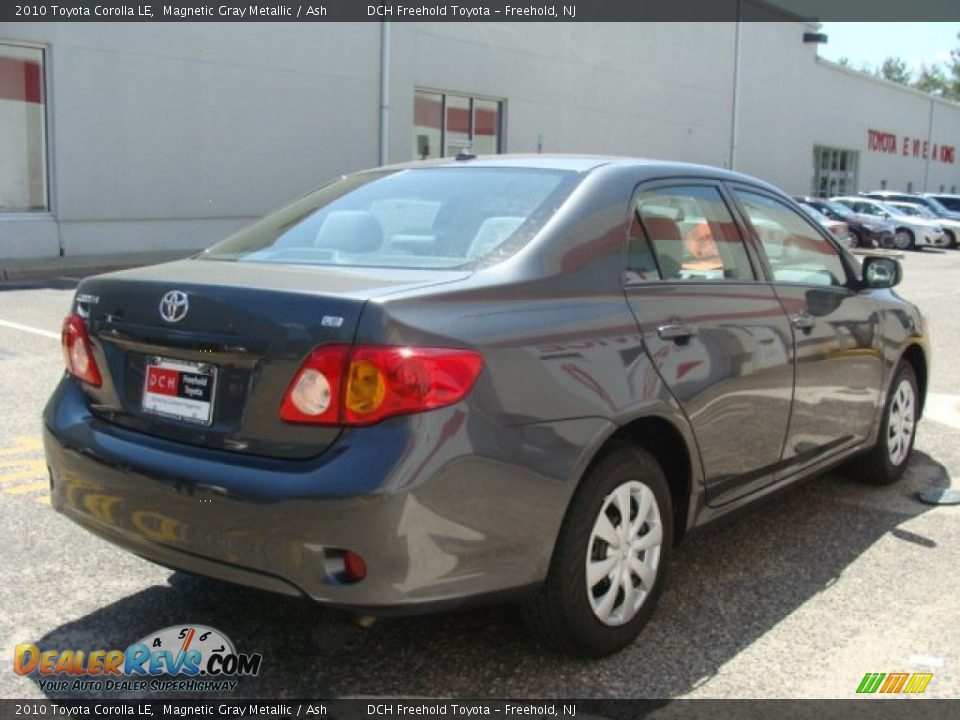 2010 Toyota Corolla LE Magnetic Gray Metallic / Ash Photo #6
