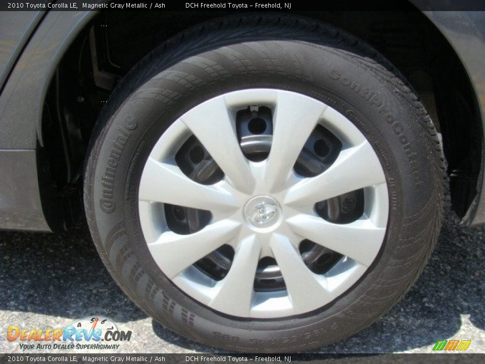 2010 Toyota Corolla LE Magnetic Gray Metallic / Ash Photo #7