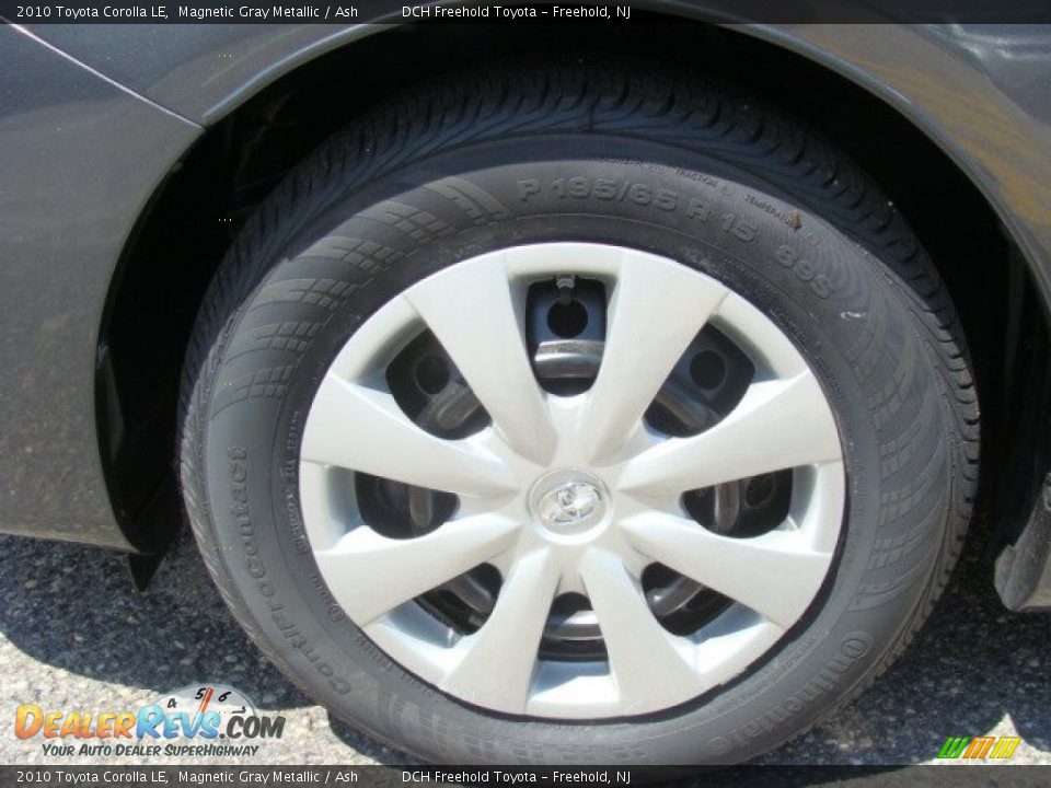 2010 Toyota Corolla LE Magnetic Gray Metallic / Ash Photo #8