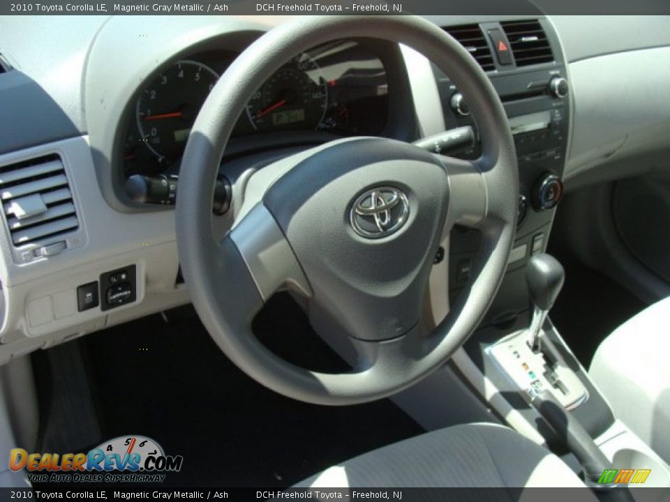 2010 Toyota Corolla LE Magnetic Gray Metallic / Ash Photo #11