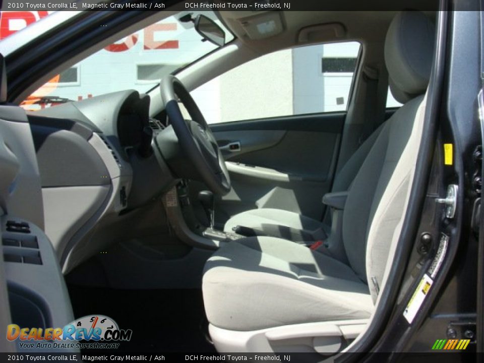 2010 Toyota Corolla LE Magnetic Gray Metallic / Ash Photo #12