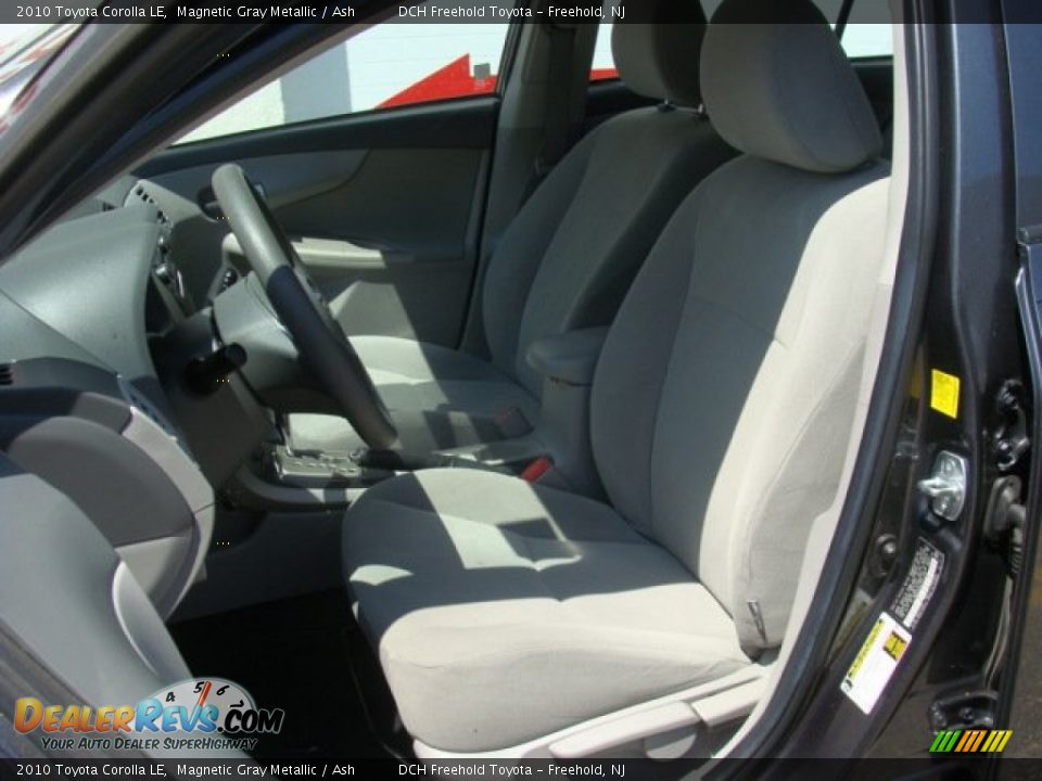 2010 Toyota Corolla LE Magnetic Gray Metallic / Ash Photo #13