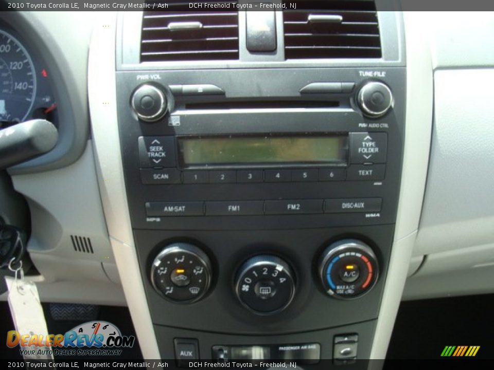 2010 Toyota Corolla LE Magnetic Gray Metallic / Ash Photo #17