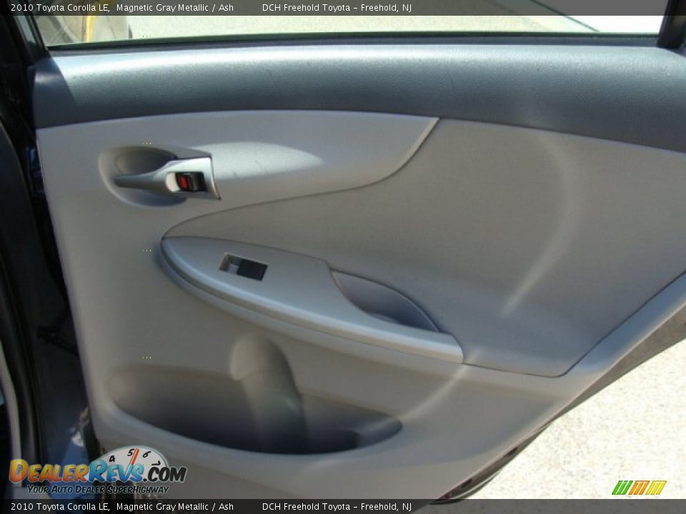 2010 Toyota Corolla LE Magnetic Gray Metallic / Ash Photo #22