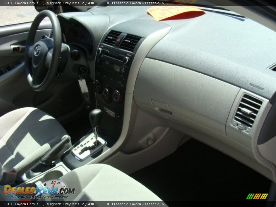 2010 Toyota Corolla LE Magnetic Gray Metallic / Ash Photo #25