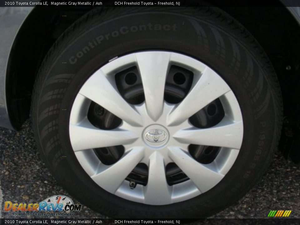 2010 Toyota Corolla LE Magnetic Gray Metallic / Ash Photo #27