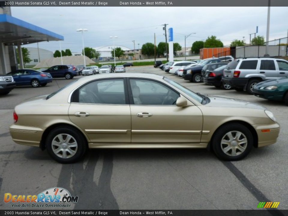 Desert Sand Metallic 2003 Hyundai Sonata GLS V6 Photo #2