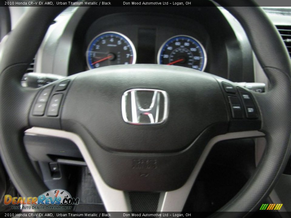 2010 Honda CR-V EX AWD Urban Titanium Metallic / Black Photo #14