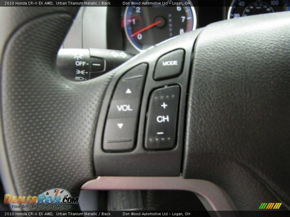 2010 Honda CR-V EX AWD Urban Titanium Metallic / Black Photo #15