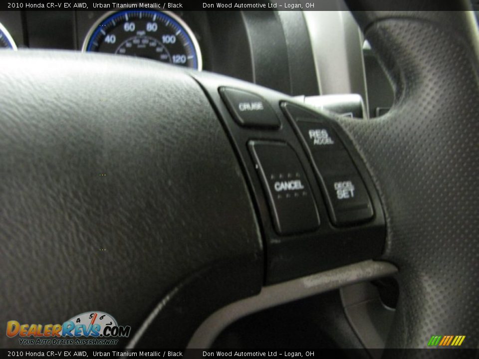 2010 Honda CR-V EX AWD Urban Titanium Metallic / Black Photo #16