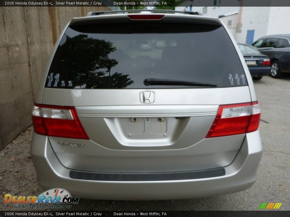2006 Honda Odyssey EX-L Silver Pearl Metallic / Gray Photo #4