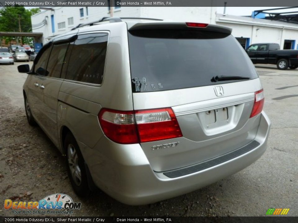 2006 Honda Odyssey EX-L Silver Pearl Metallic / Gray Photo #5