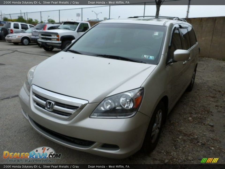 2006 Honda Odyssey EX-L Silver Pearl Metallic / Gray Photo #6