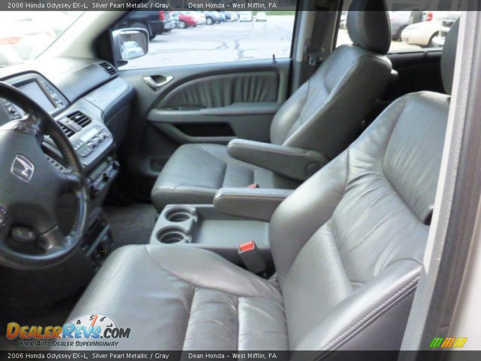 2006 Honda Odyssey EX-L Silver Pearl Metallic / Gray Photo #9