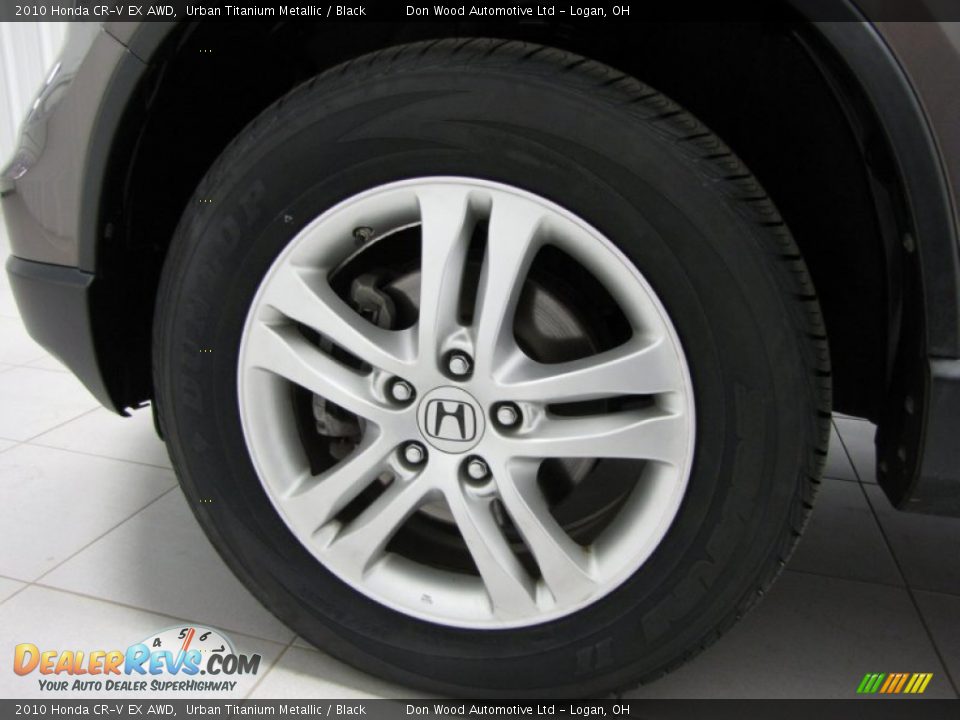 2010 Honda CR-V EX AWD Urban Titanium Metallic / Black Photo #26
