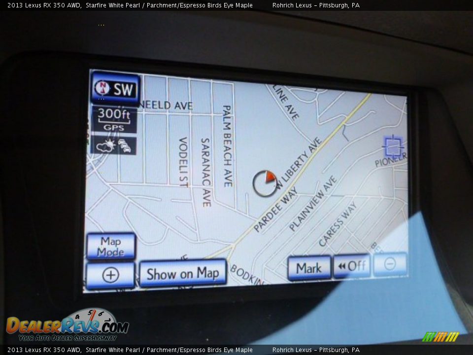 2013 Lexus RX 350 AWD Starfire White Pearl / Parchment/Espresso Birds Eye Maple Photo #16