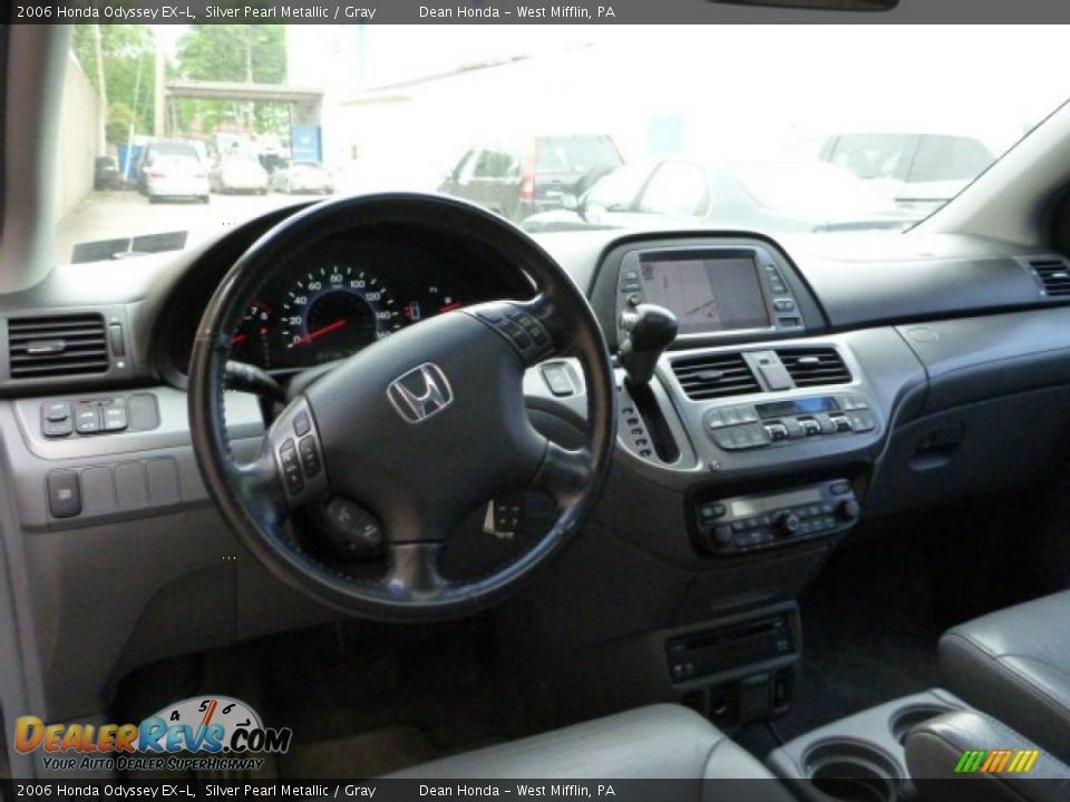 2006 Honda Odyssey EX-L Silver Pearl Metallic / Gray Photo #13