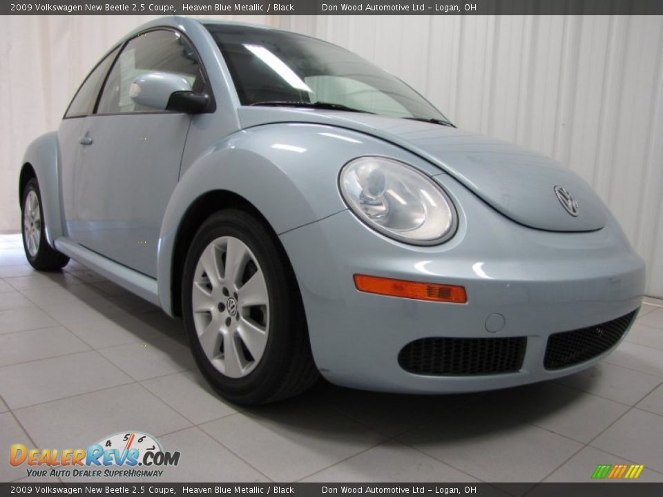 2009 Volkswagen New Beetle 2.5 Coupe Heaven Blue Metallic / Black Photo #1