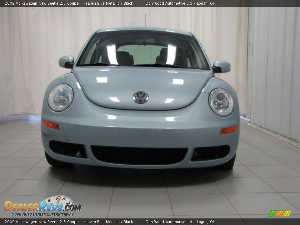 2009 Volkswagen New Beetle 2.5 Coupe Heaven Blue Metallic / Black Photo #2