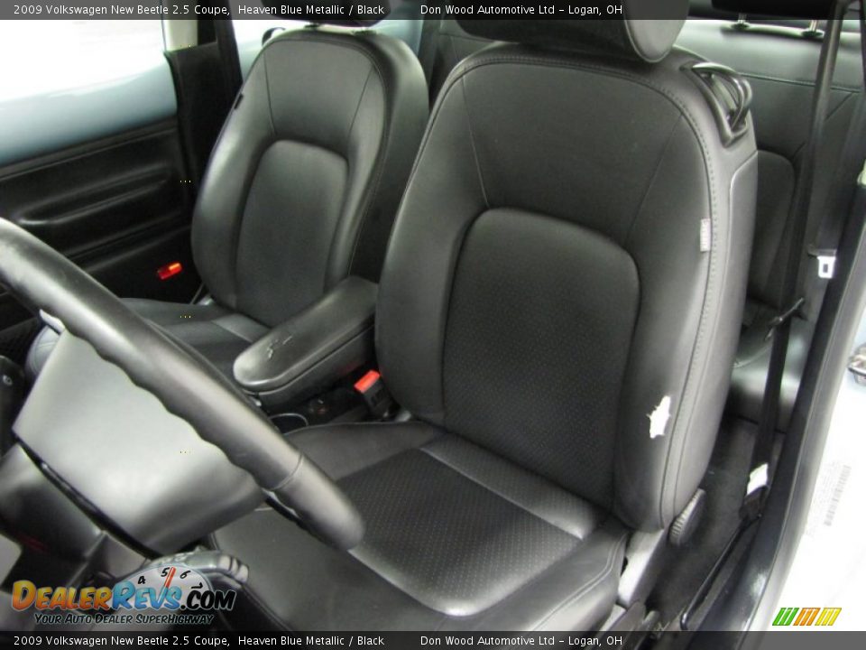 2009 Volkswagen New Beetle 2.5 Coupe Heaven Blue Metallic / Black Photo #5