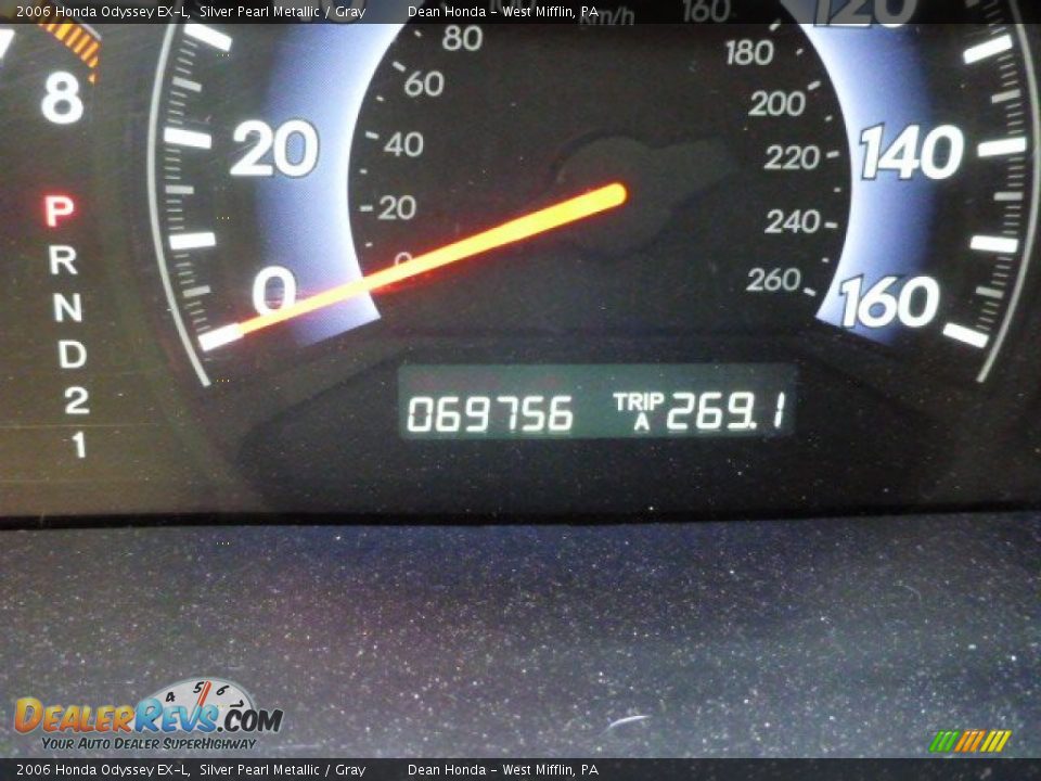 2006 Honda Odyssey EX-L Silver Pearl Metallic / Gray Photo #19
