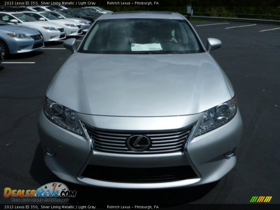 2013 Lexus ES 350 Silver Lining Metallic / Light Gray Photo #7