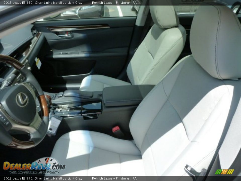 2013 Lexus ES 350 Silver Lining Metallic / Light Gray Photo #10