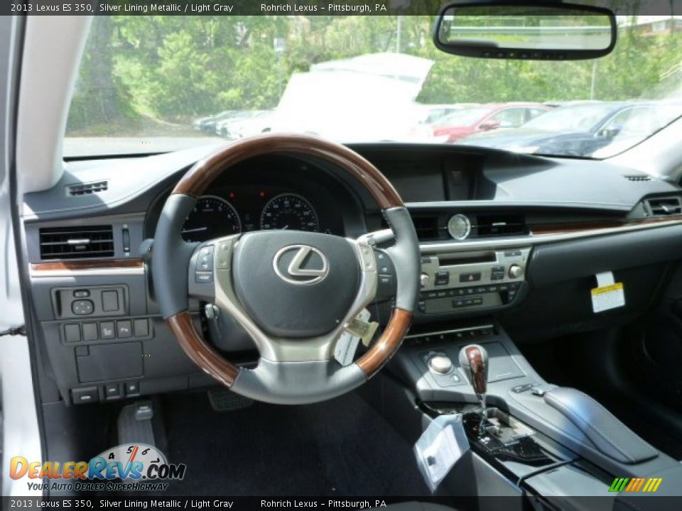 2013 Lexus ES 350 Silver Lining Metallic / Light Gray Photo #12