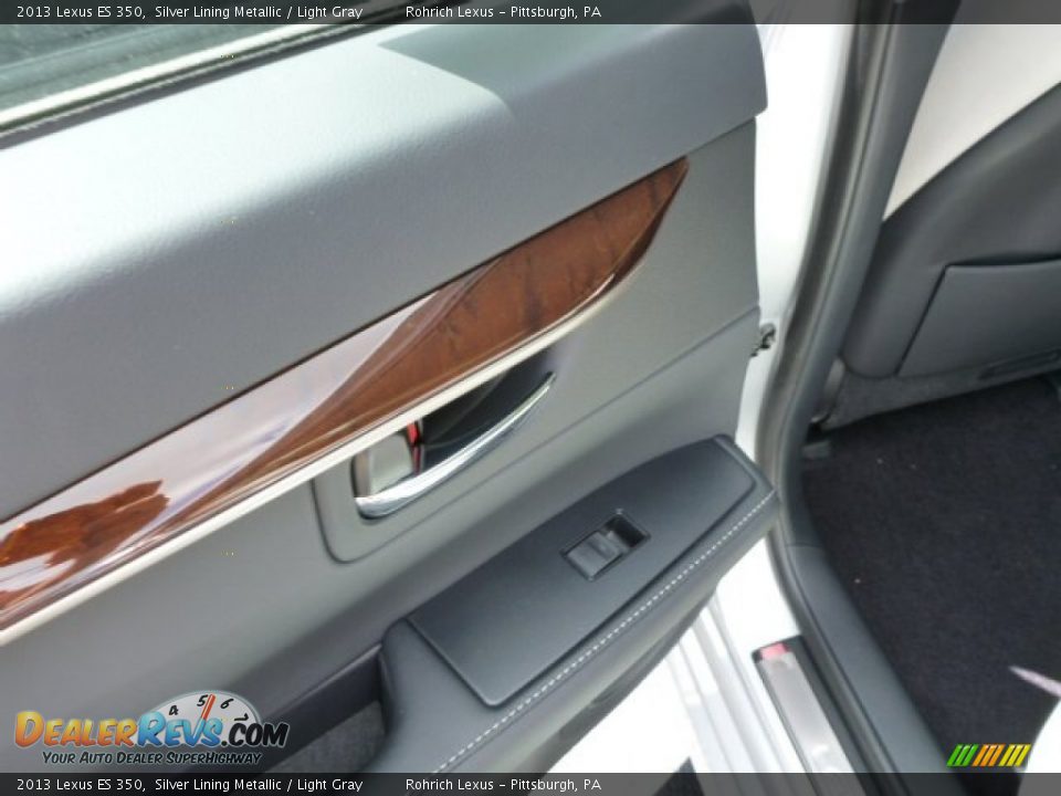 2013 Lexus ES 350 Silver Lining Metallic / Light Gray Photo #13