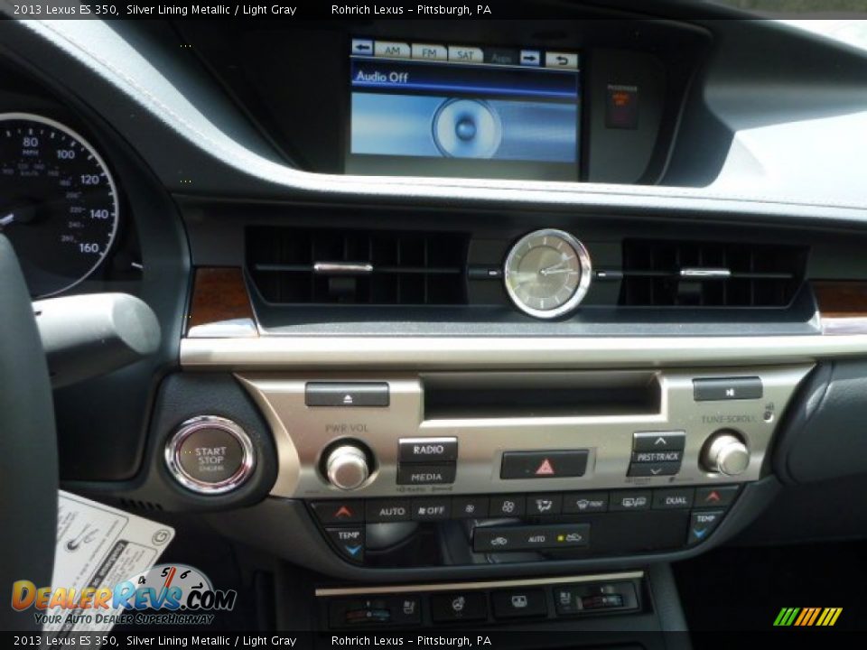 2013 Lexus ES 350 Silver Lining Metallic / Light Gray Photo #18